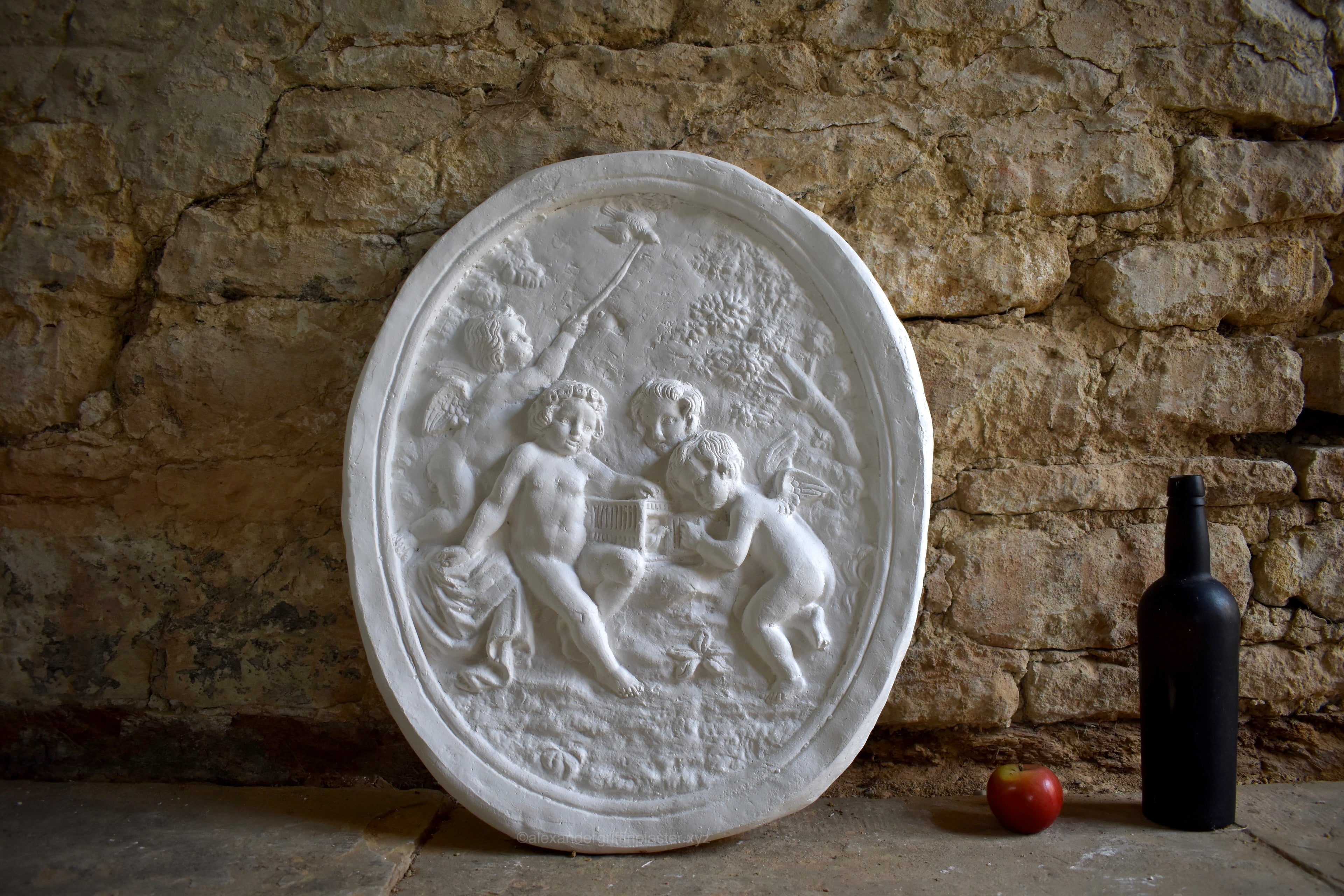 Cherub Plaque