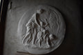 Pompeiian Roundel - 'Child and Faun at Play'