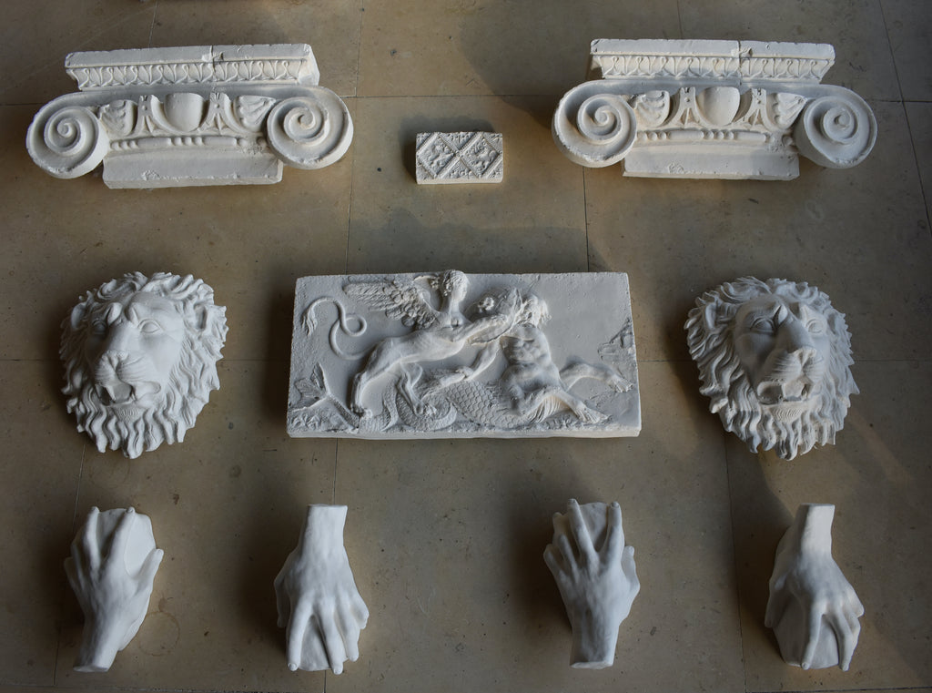 Triton and Sphinx Plaque