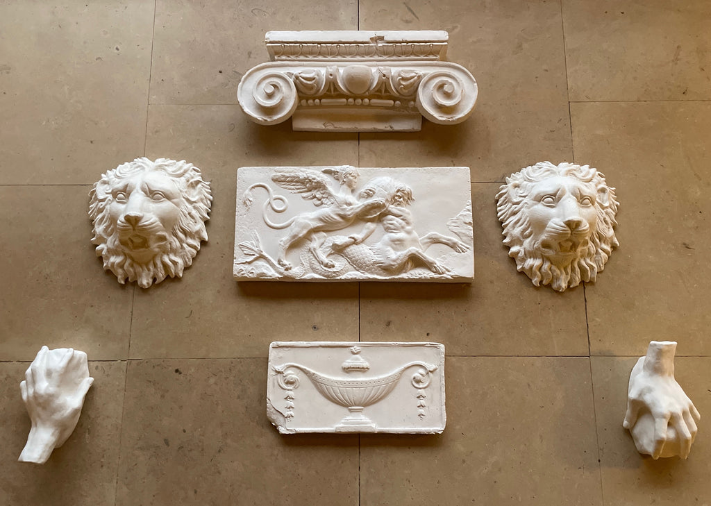 Triton and Sphinx Plaque